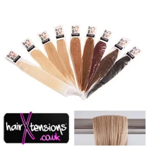 #18 Honey Blonde - 25 Strands Nail-Tip 18" Remy Extensions (1g)