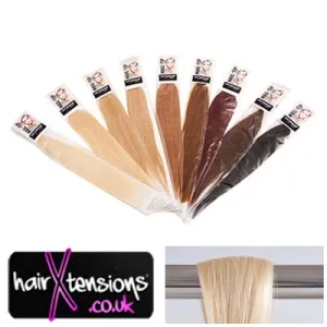 #22 Light Neutral Blonde 25 Strands Nail-Tip 20" Remy Extensions