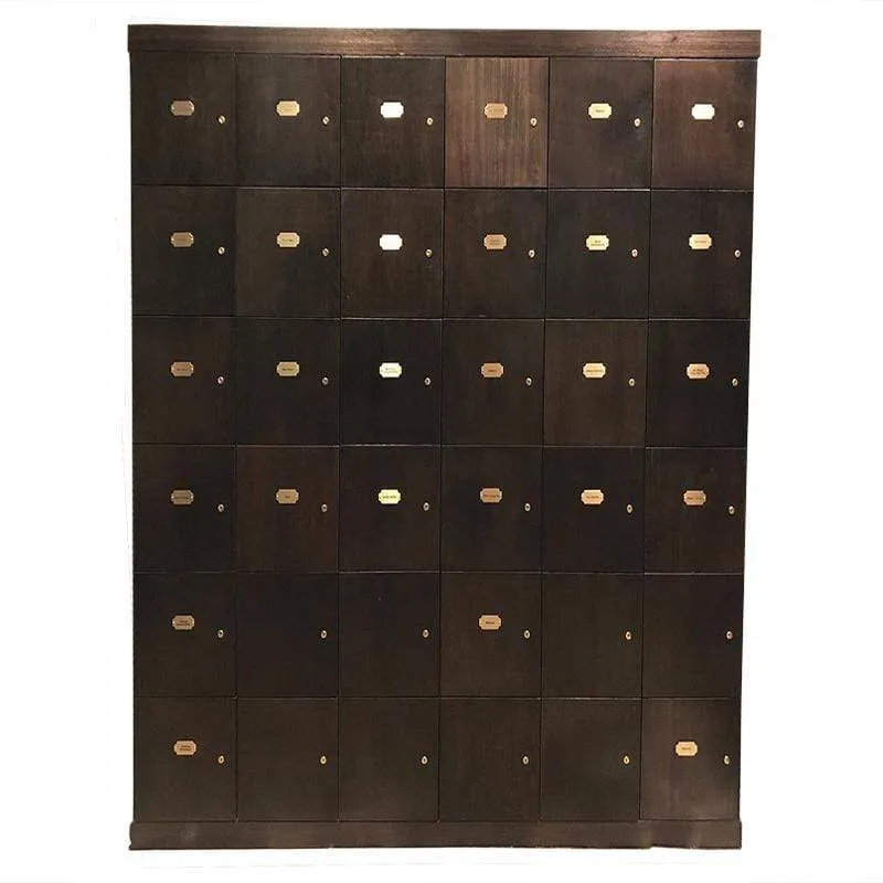 30 Commercial Cigar Humidor Lockers | Slab Doors