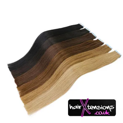 #613 Light Blonde 14 Inch 100% Human Remy Tape Hair Extensions