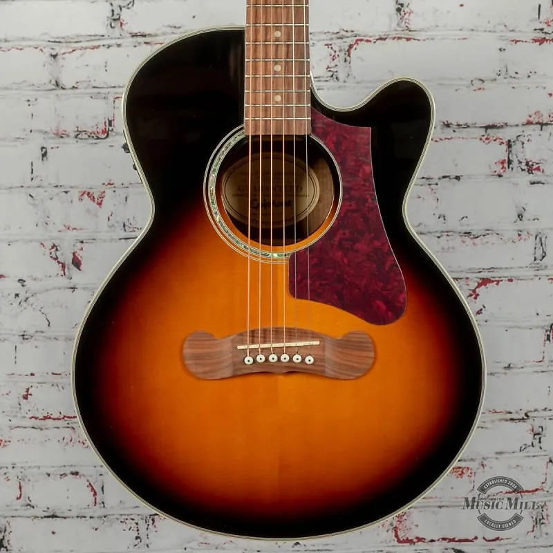 Acoustic guitar Epiphone J-200 EC Studio Parlor Acoustic/Electric Guitar Vintage Sunburst