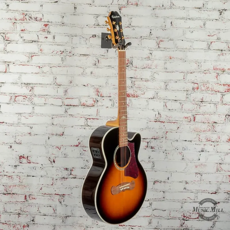 Acoustic guitar Epiphone J-200 EC Studio Parlor Acoustic/Electric Guitar Vintage Sunburst