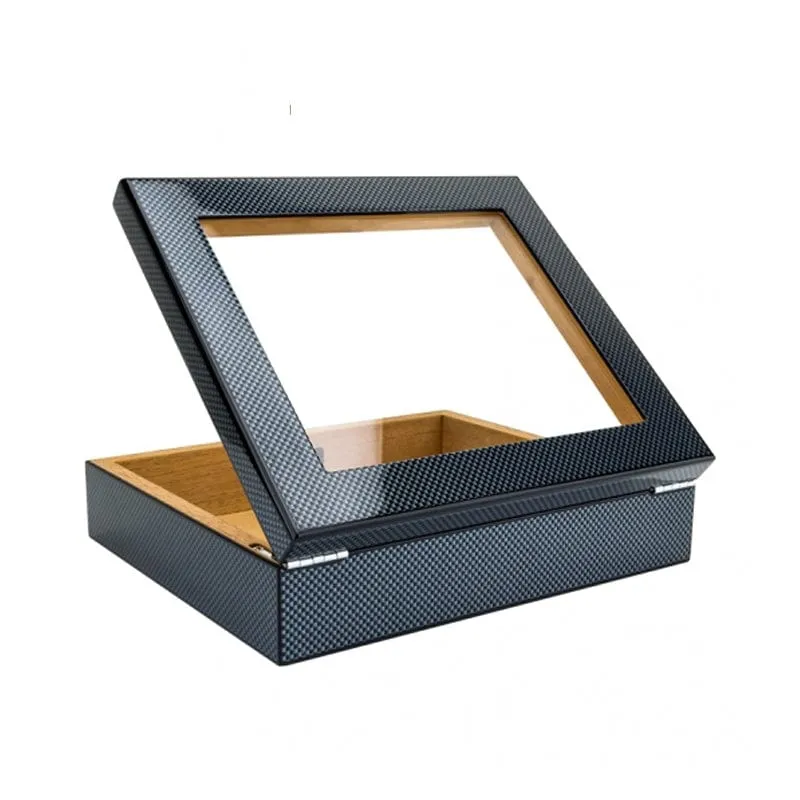 Aero Carbon Desktop Humidor | 25 Cigars