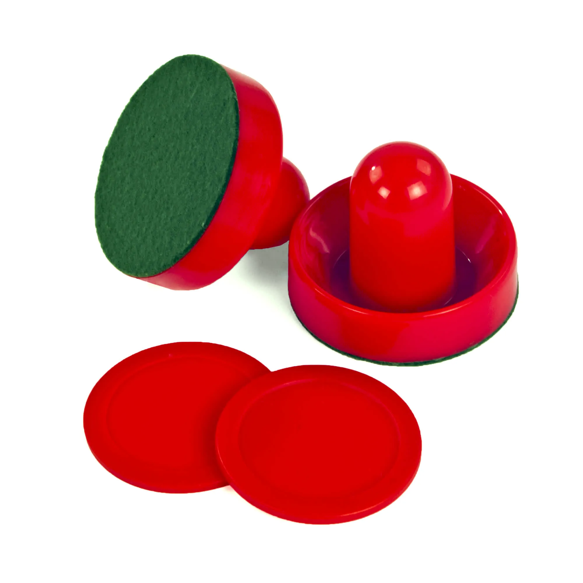 Air Hockey 3-in Strikers and 2.5-in Pucks - Red