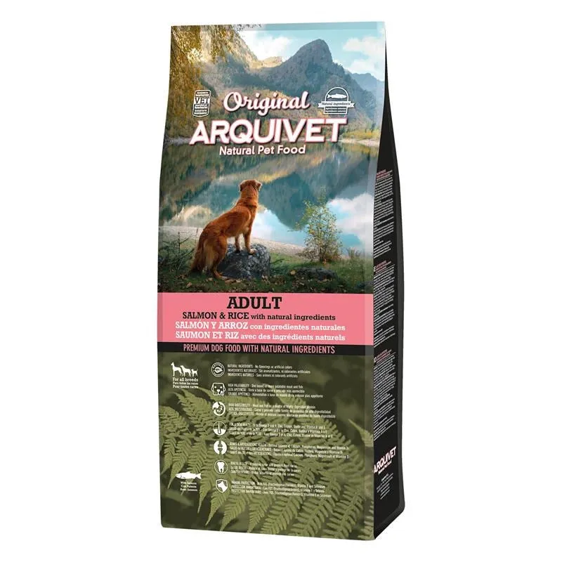 Arquivet Original Salmon With Rice - Dry Dog Food - 12 Kg