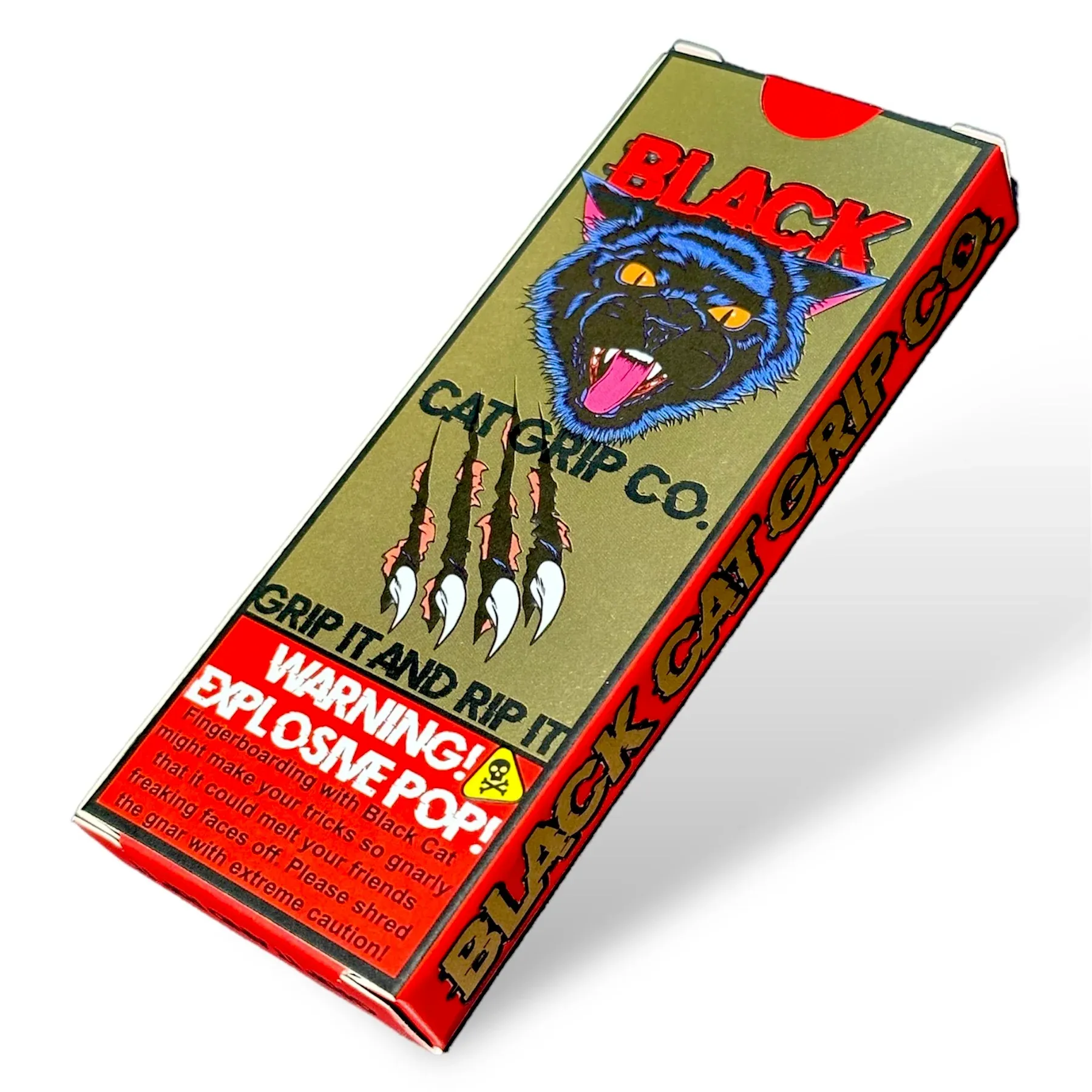 Black Cat Grip Co. 2.0 Fingerboard Grip Tape - 6 Pack