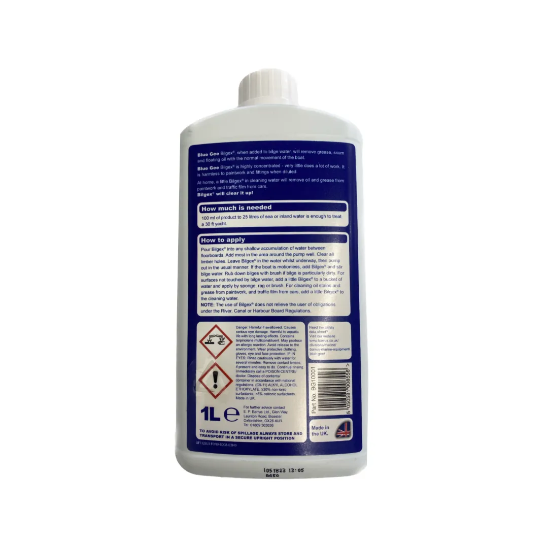 Blue Gee Bilgex Bilge Cleaner 1L