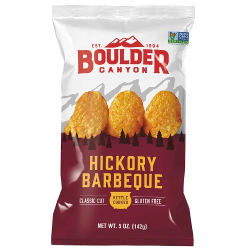 Boulder Canyon Hickory Barbeque Kettle Cooked Potato Chips 5oz