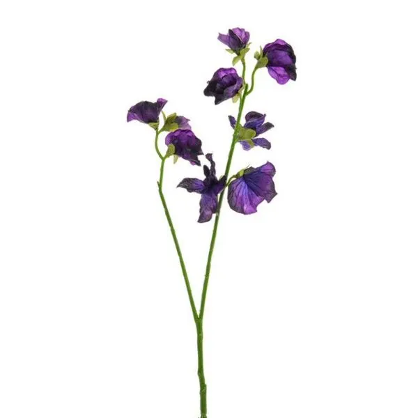 CB Imports 48cm Purple Artificial Sweetpea Stem