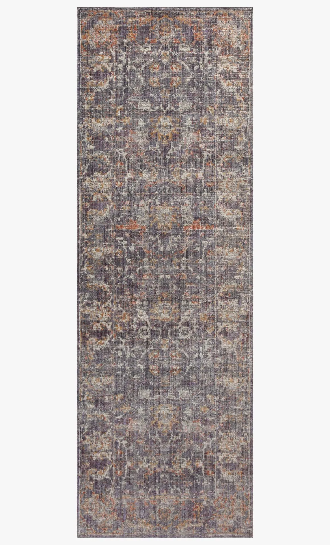 Chris Loves Julia x Loloi - Rosemarie Collection - Traditional Power Loomed Rug in Graphite (ROE-04)