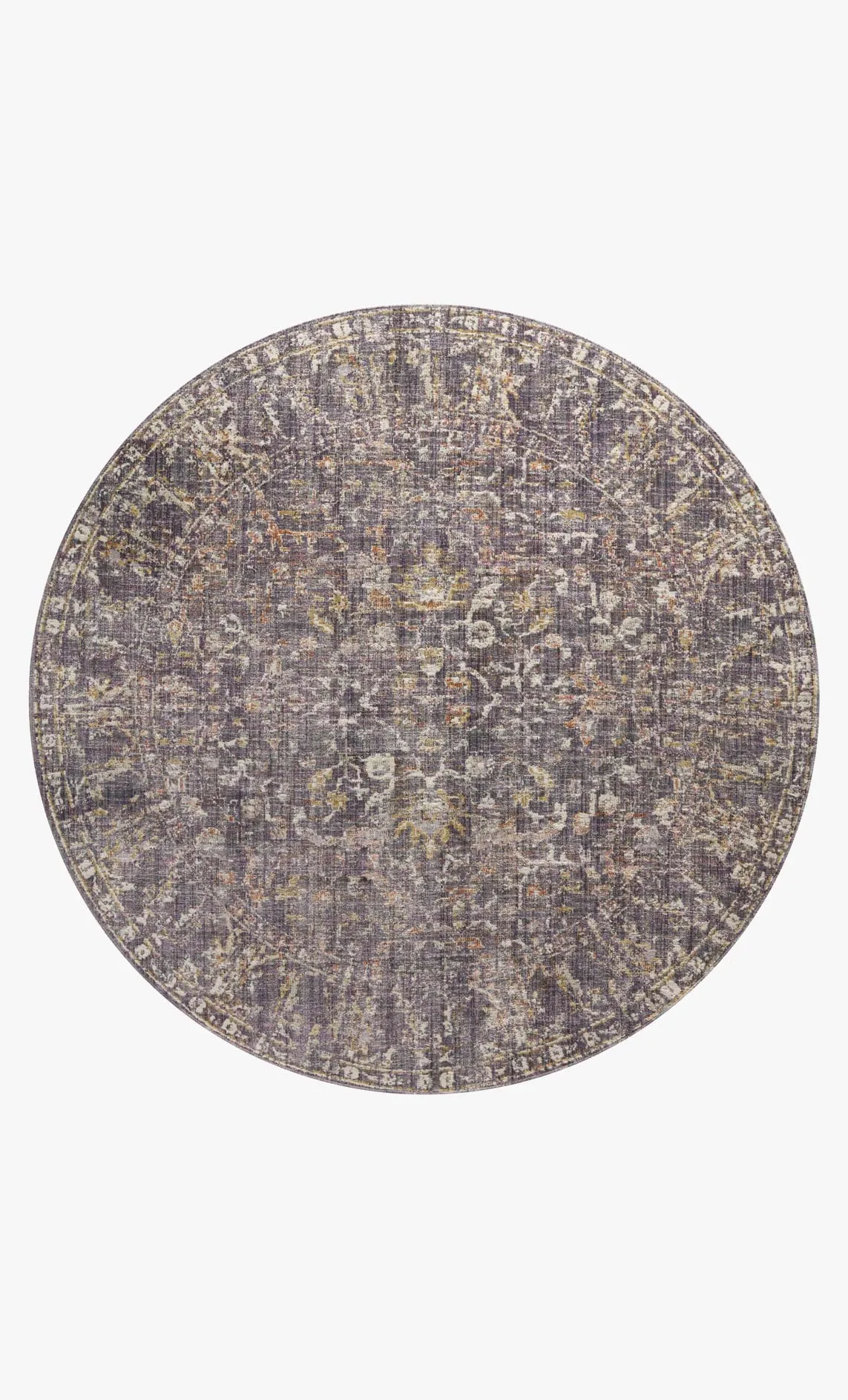 Chris Loves Julia x Loloi - Rosemarie Collection - Traditional Power Loomed Rug in Graphite (ROE-04)