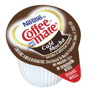 Coffee-Mate Cafe Mocha Liquid Coffee Creamer Singles 50ct