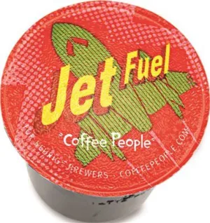 Coffee People Jet Fuel Dark Roast Coffee K-Cups 24 Per Box