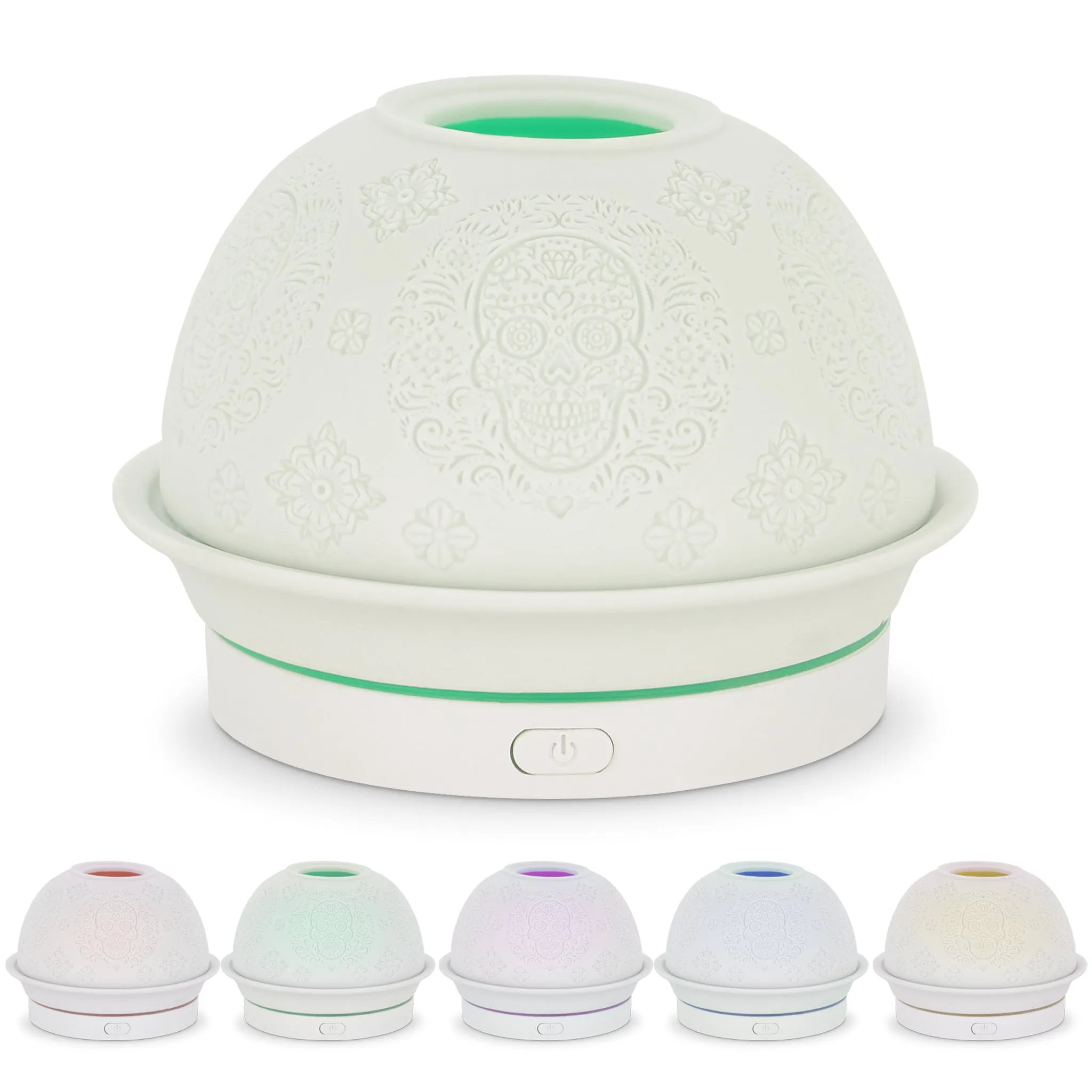 Desire Colour Changing Oil Diffuser Humidifier - Skull