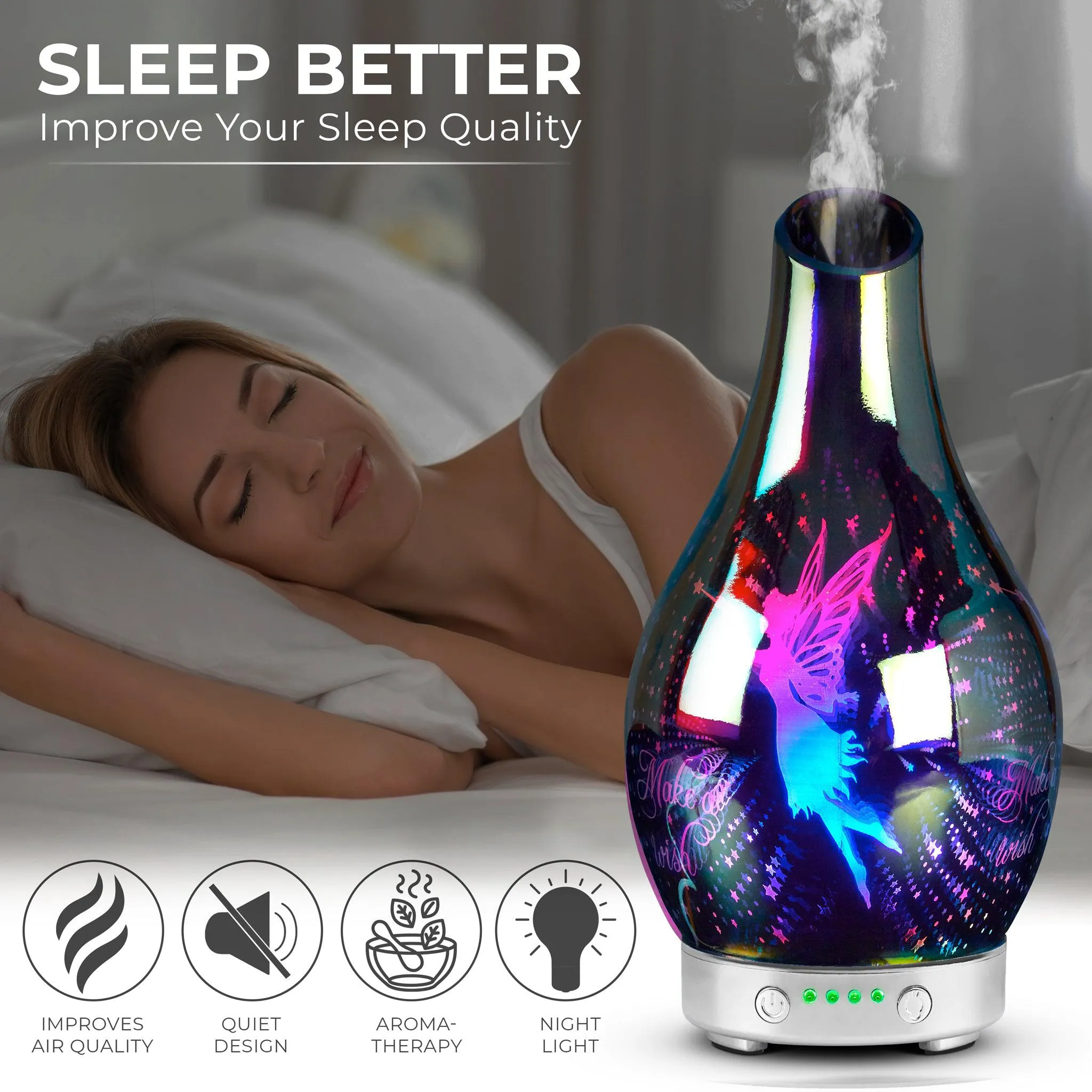 Desire Fairy Colour Changing Oil Diffuser Aroma Humidifier