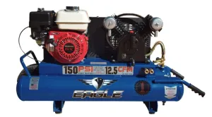 Eagle | 5.5-HP 10-Gallon Gas Wheelbarrow Air Compressor w/ Honda Engine