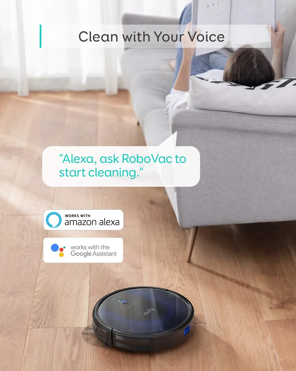 Eufy [BoostIQ] RoboVac 15C MAX, Wi-Fi Connected Robot Vacuum Cleaner, Super-Thin, 2000Pa Suction, Quiet, Self-Charging Robotic Vacuum Cleaner, Cleans Hard Floors to Medium-Pile Carpets