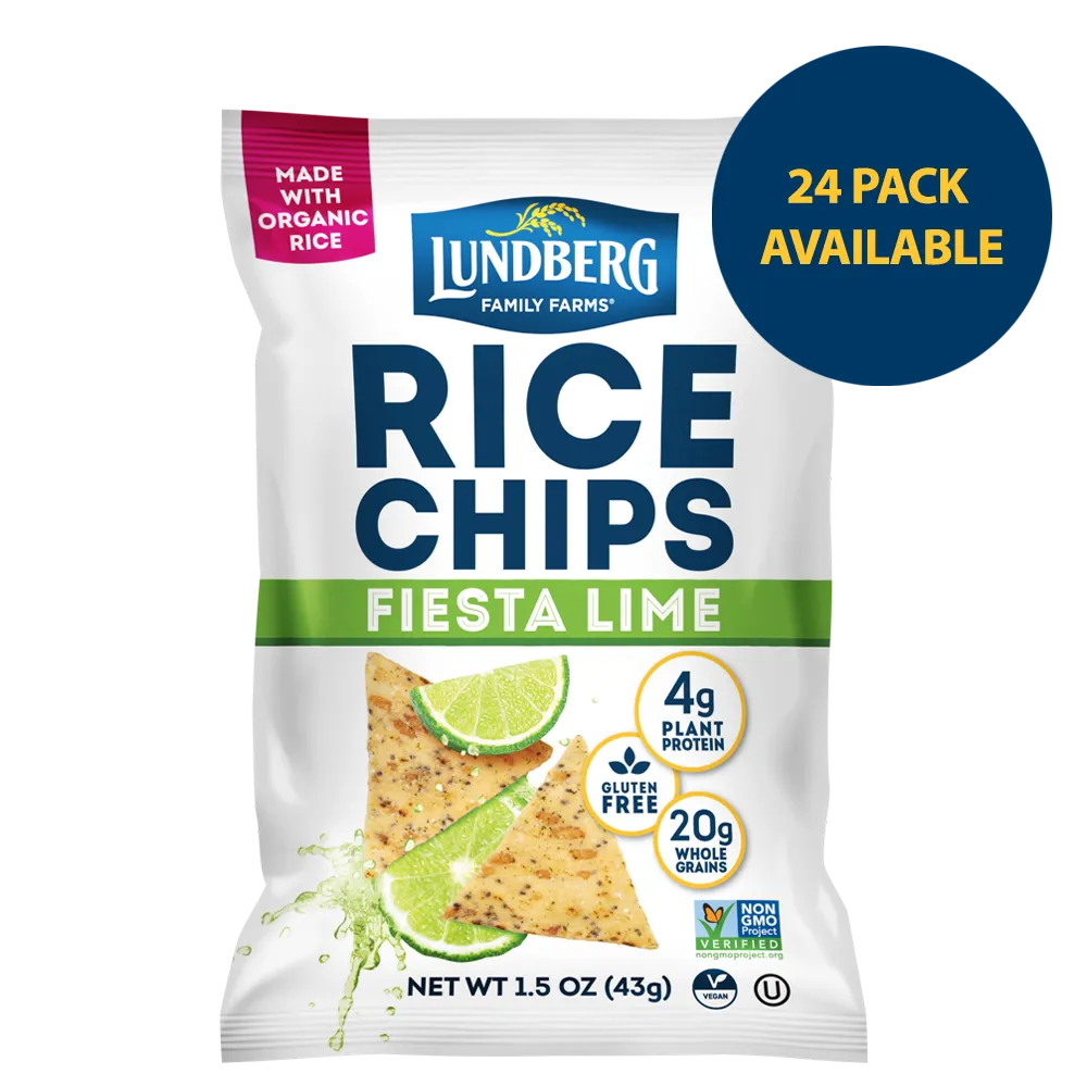 Fiesta Lime Rice Chips - Single-Serve