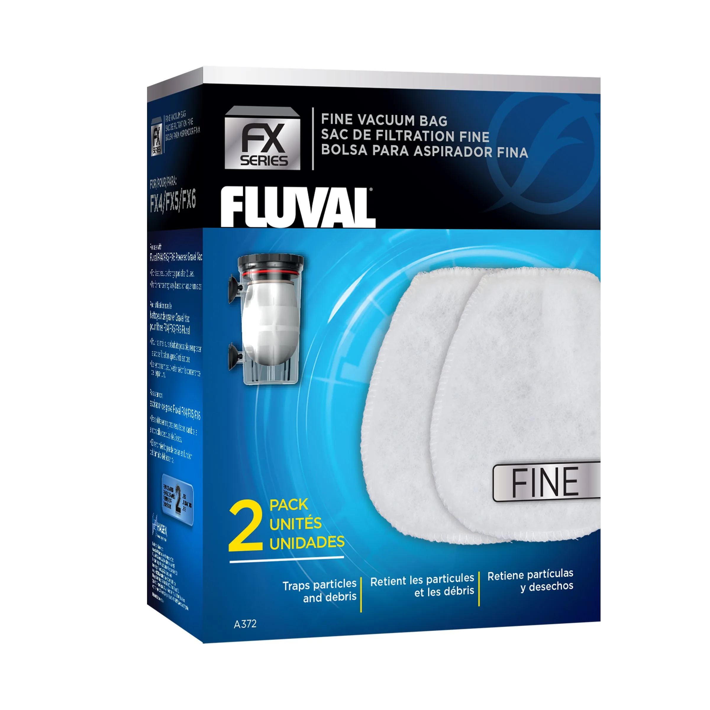 Fluval FX Fine Vacuum Bag 2 Pack