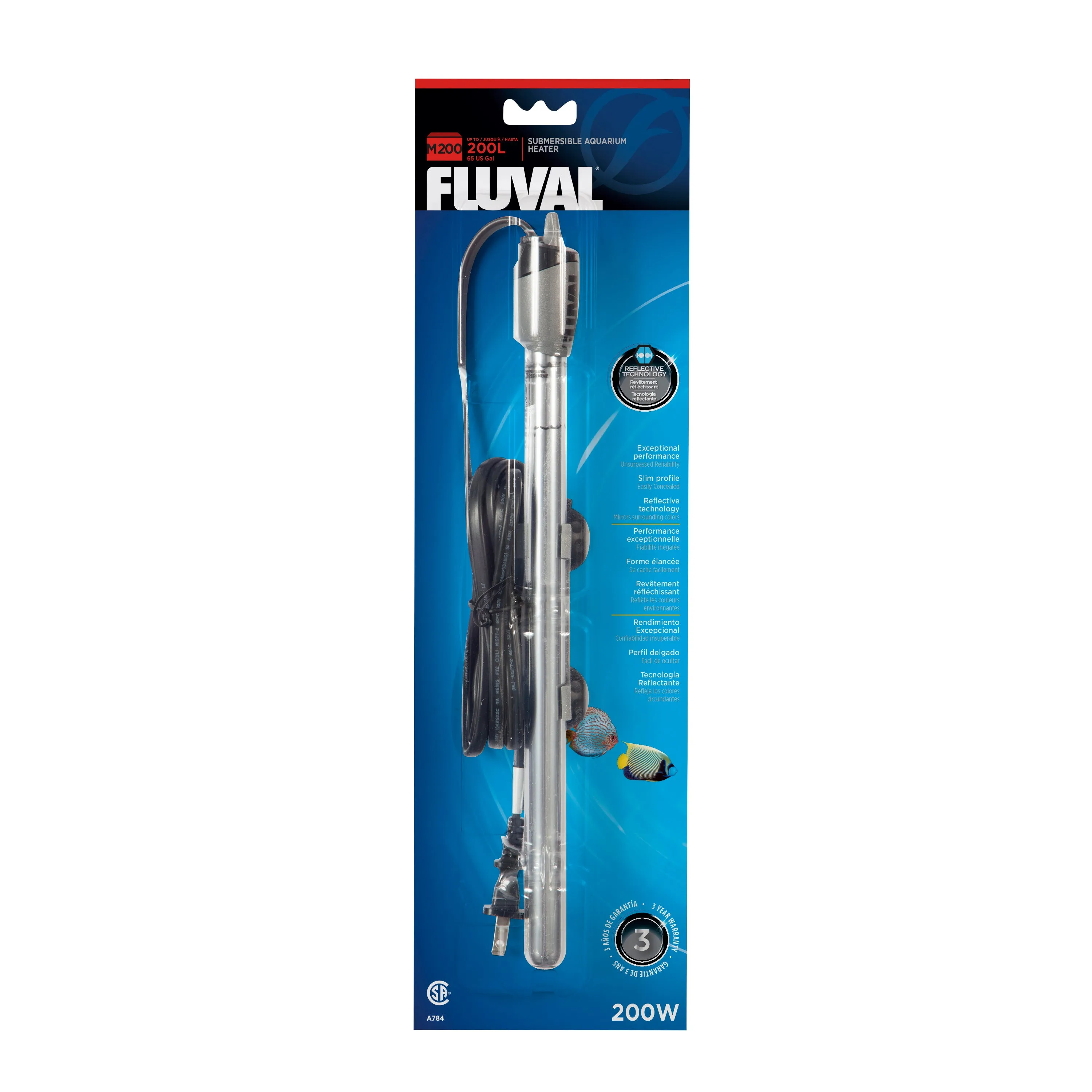 Fluval M Submersible Heater 200 watt