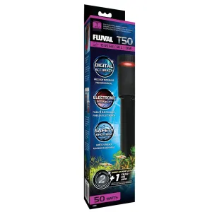 Fluval T50 Fully Electronic Aquarium Heater 50 watt