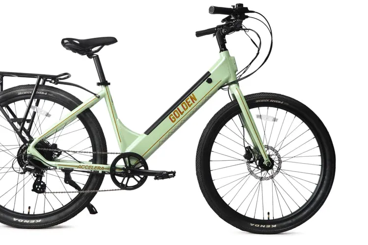 Golden Accelera Step Through E-bike Minty