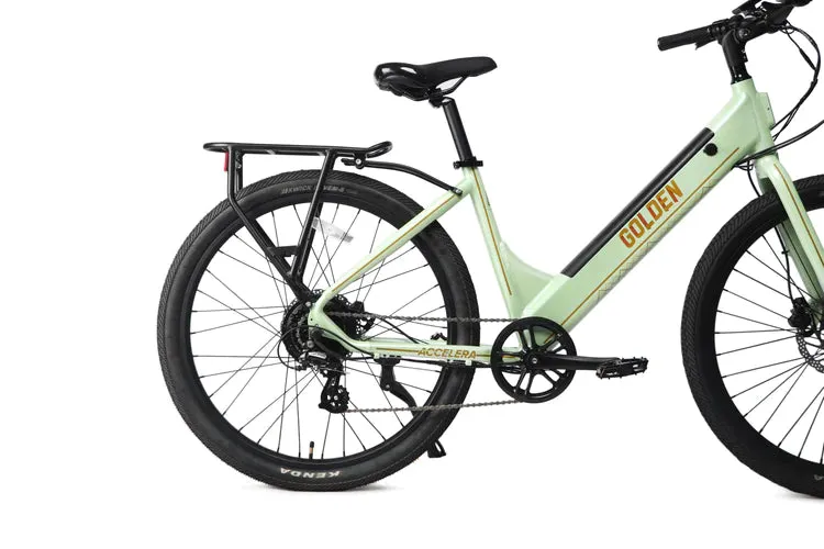 Golden Accelera Step Through E-bike Minty