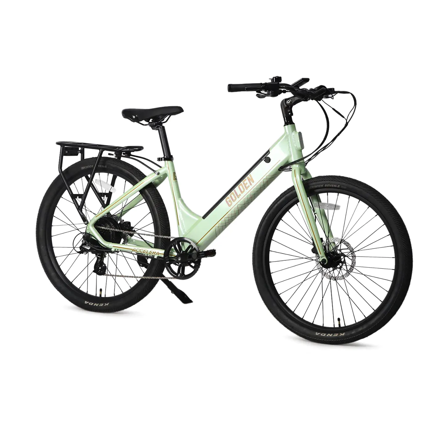 Golden Accelera Step Through E-bike Minty