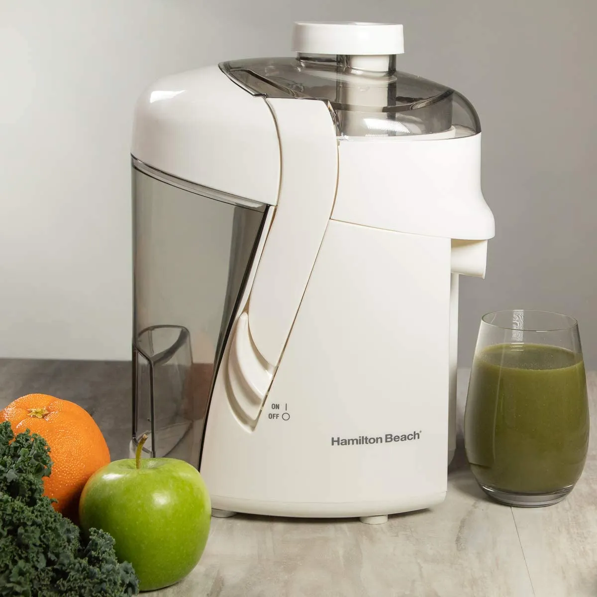 Hamilton Beach HealthSmart Juice Extractor Durable 350-Watt Electric Juicer HAM67800