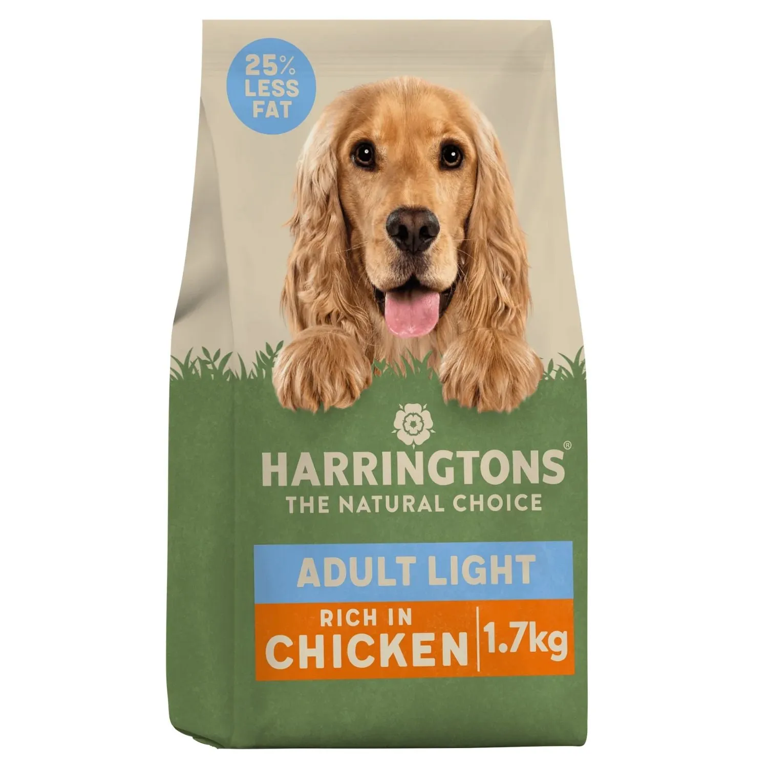 Harringtons 1.7kg Chicken & Rice Adult Light Dog Food