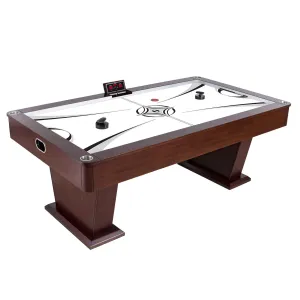 Hathaway Monarch 7' Air Hockey Table in Mahogany Finish