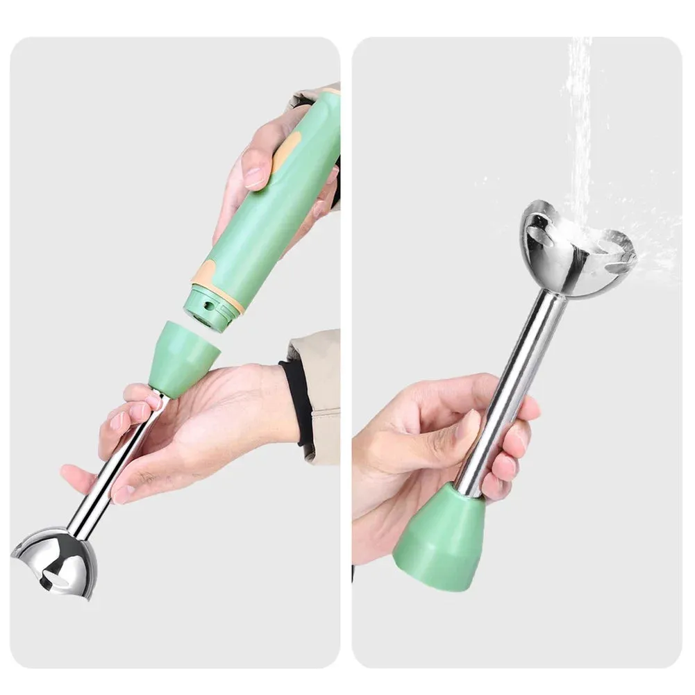 Immersion Hand Stick Blender Electric Food Vegetable Grinder Handheld Stick Mixer for Smoothies Sauces Baby Food Soups