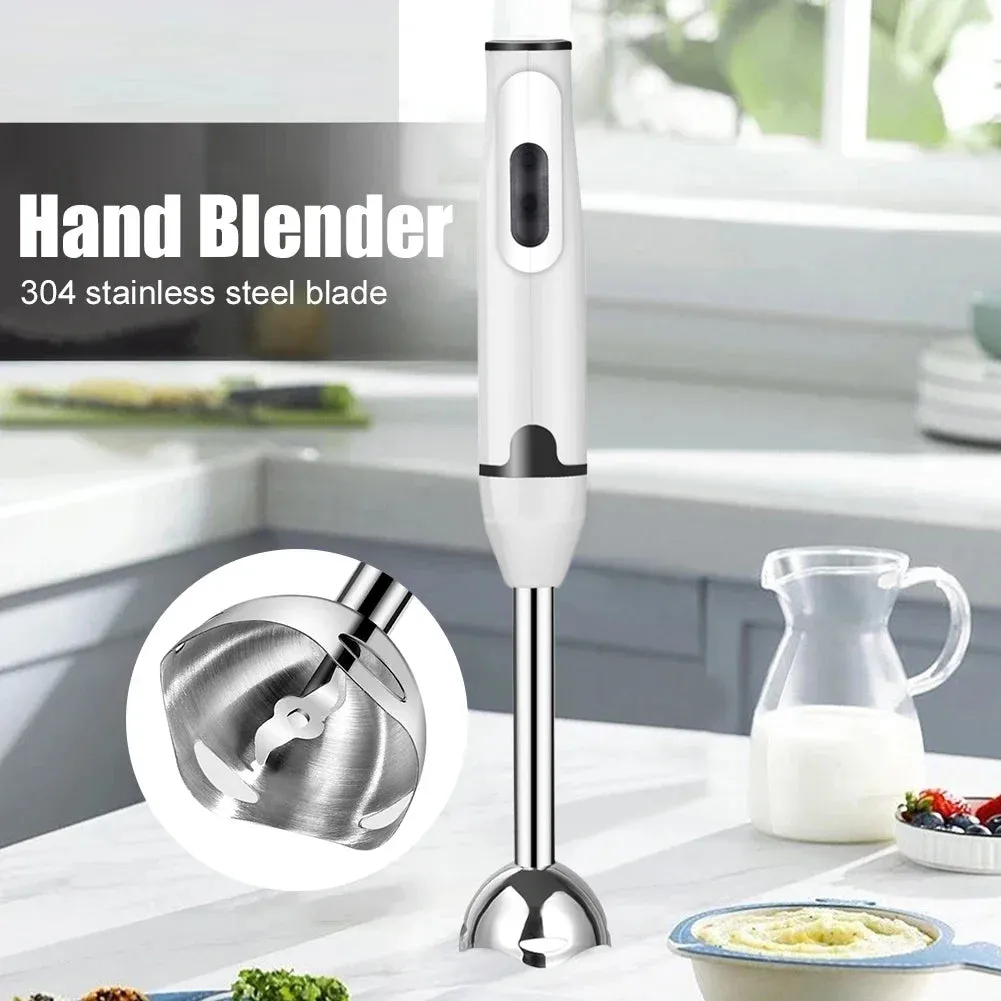 Immersion Hand Stick Blender Electric Food Vegetable Grinder Handheld Stick Mixer for Smoothies Sauces Baby Food Soups