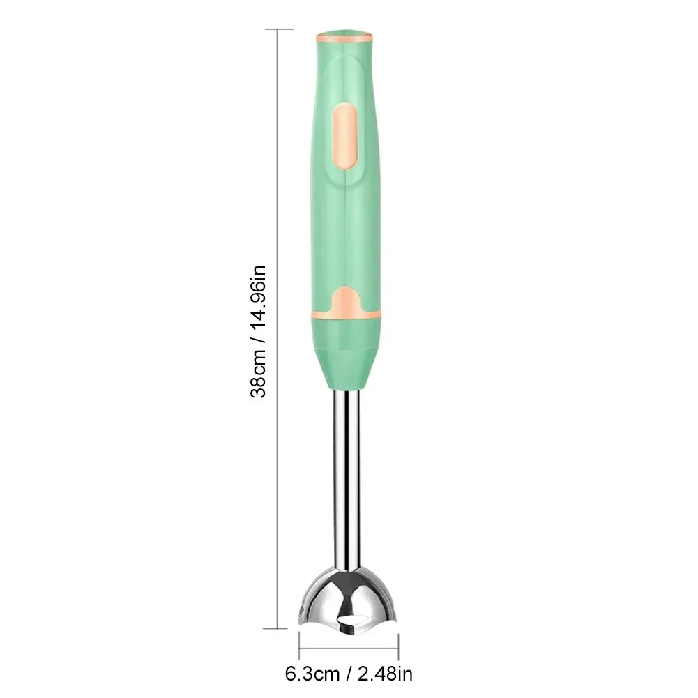 Immersion Hand Stick Blender Electric Food Vegetable Grinder Handheld Stick Mixer for Smoothies Sauces Baby Food Soups