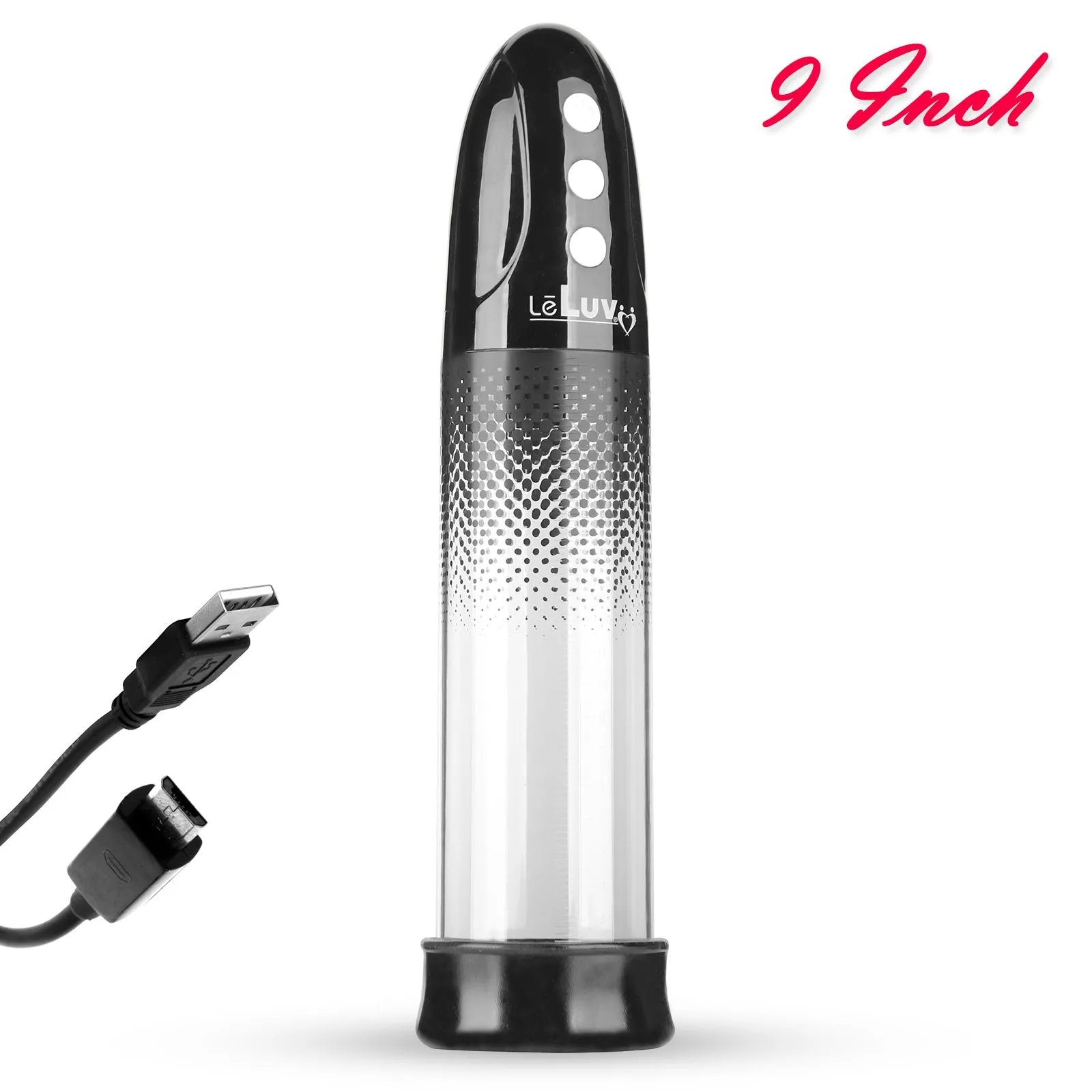 iPump USB Rechargeable 3-Speed Penis Pump with TPR or Magic Sleeve™