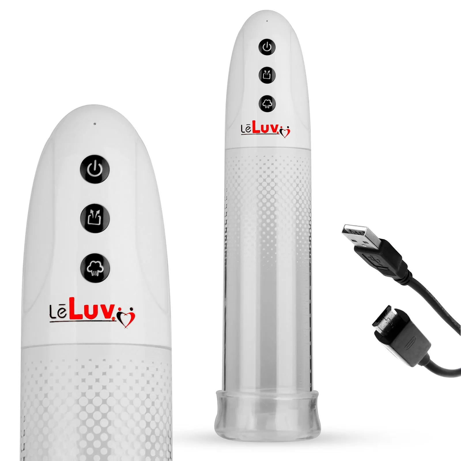 iPump USB Rechargeable 3-Speed Penis Pump with TPR or Magic Sleeve™