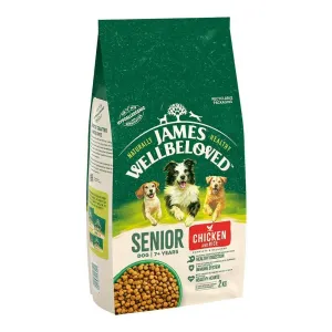 James Wellbeloved 2kg Chicken & Rice Senior Dry Dog Food