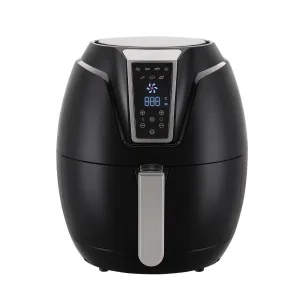 Kitchen Couture 4 Litre Air Fryer Digital Display Black 1400W Healthy Cooker  Black