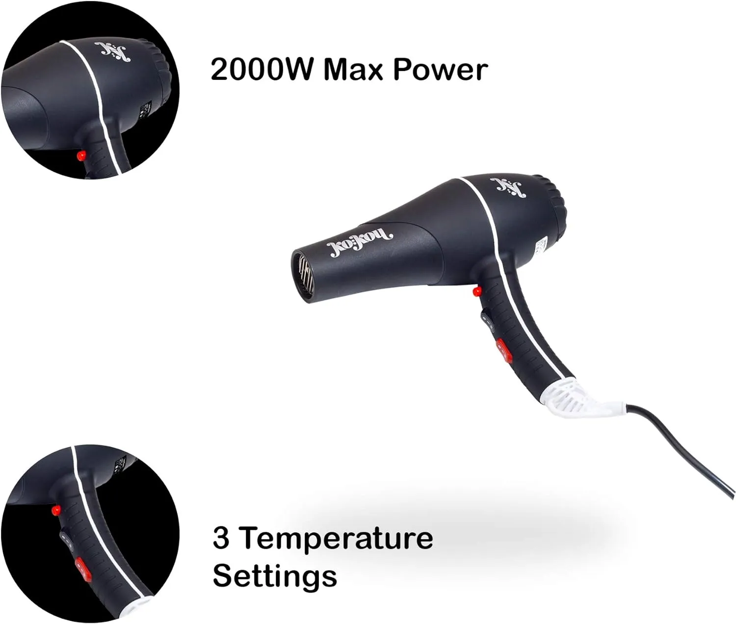 Kokou - Ionic Turbo - Professional Hair Dryer - 2000W