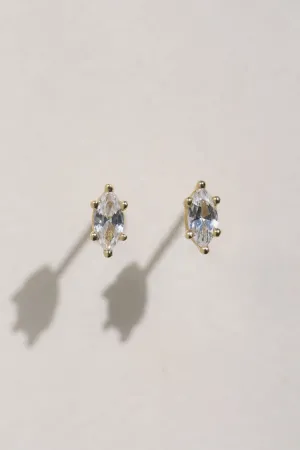 Marquise Diamond Studs