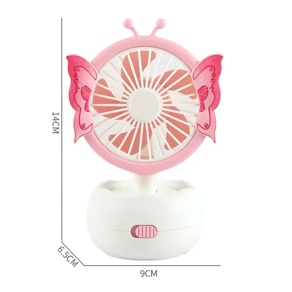 MINI BUTTERFLY KIDS USB FAN WITH WATER SUPPLY