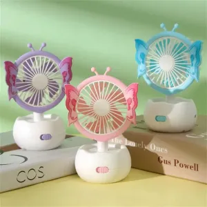 MINI BUTTERFLY KIDS USB FAN WITH WATER SUPPLY