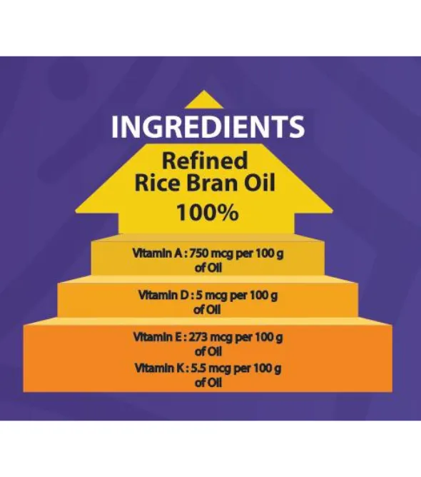 Mr.Gold Refined Rice bran Oil Can,5L Set of 2 – Total 10 L