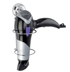 NALEON Classic Chrome Suction Hair Dryer Holder