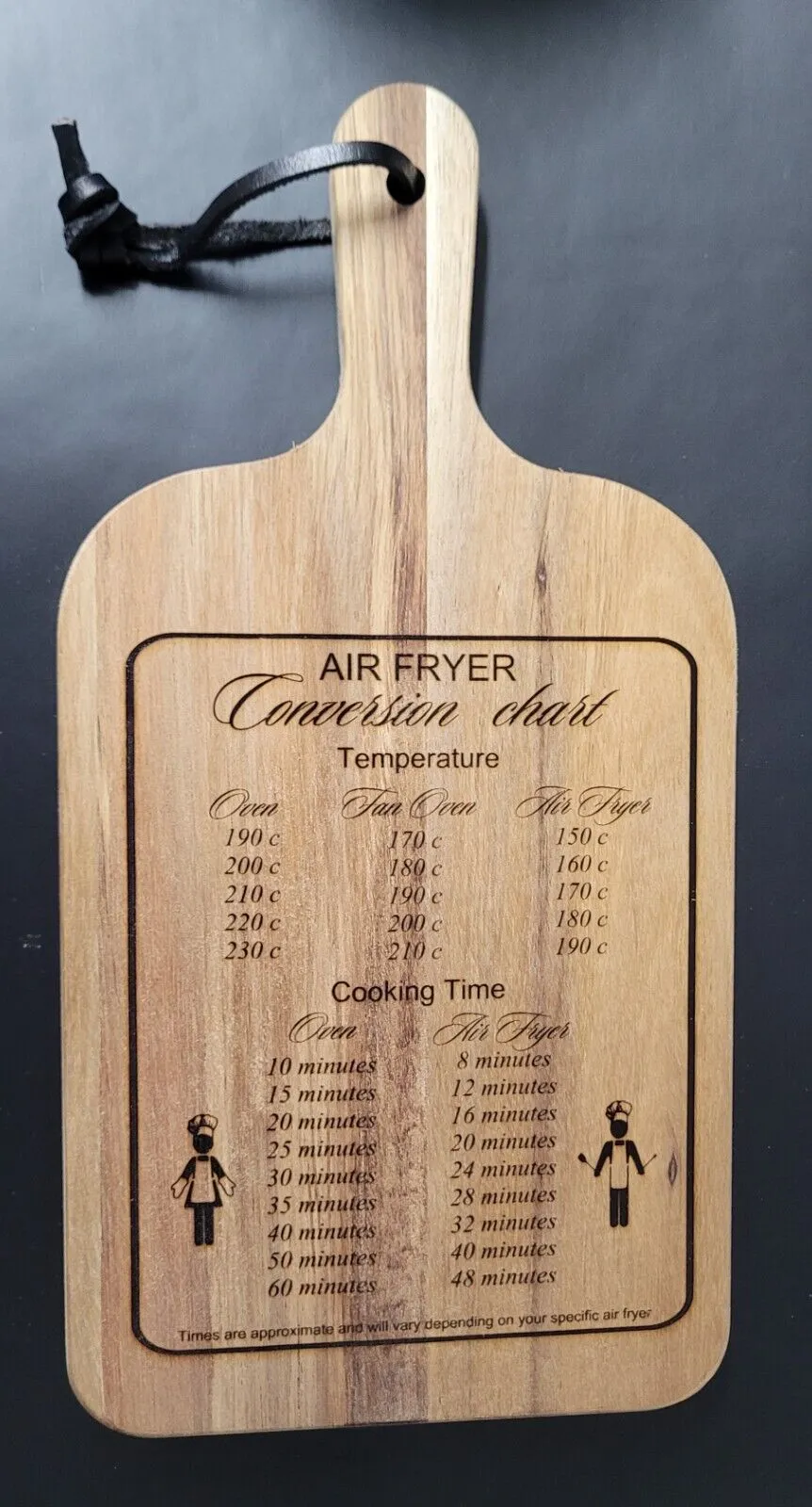 Novelty Wooden Chopping/Serving Board with laser engraved image