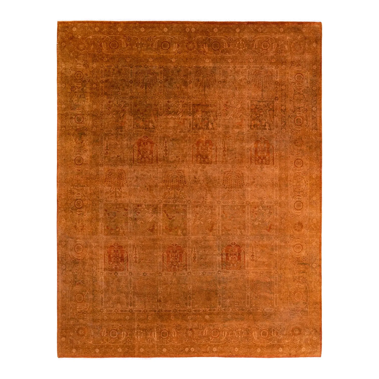 Orange Samsara Wool Rug - 8'2" x 10'5"