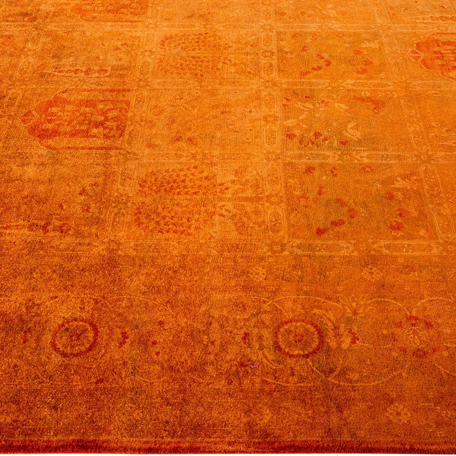 Orange Samsara Wool Rug - 8'2" x 10'5"