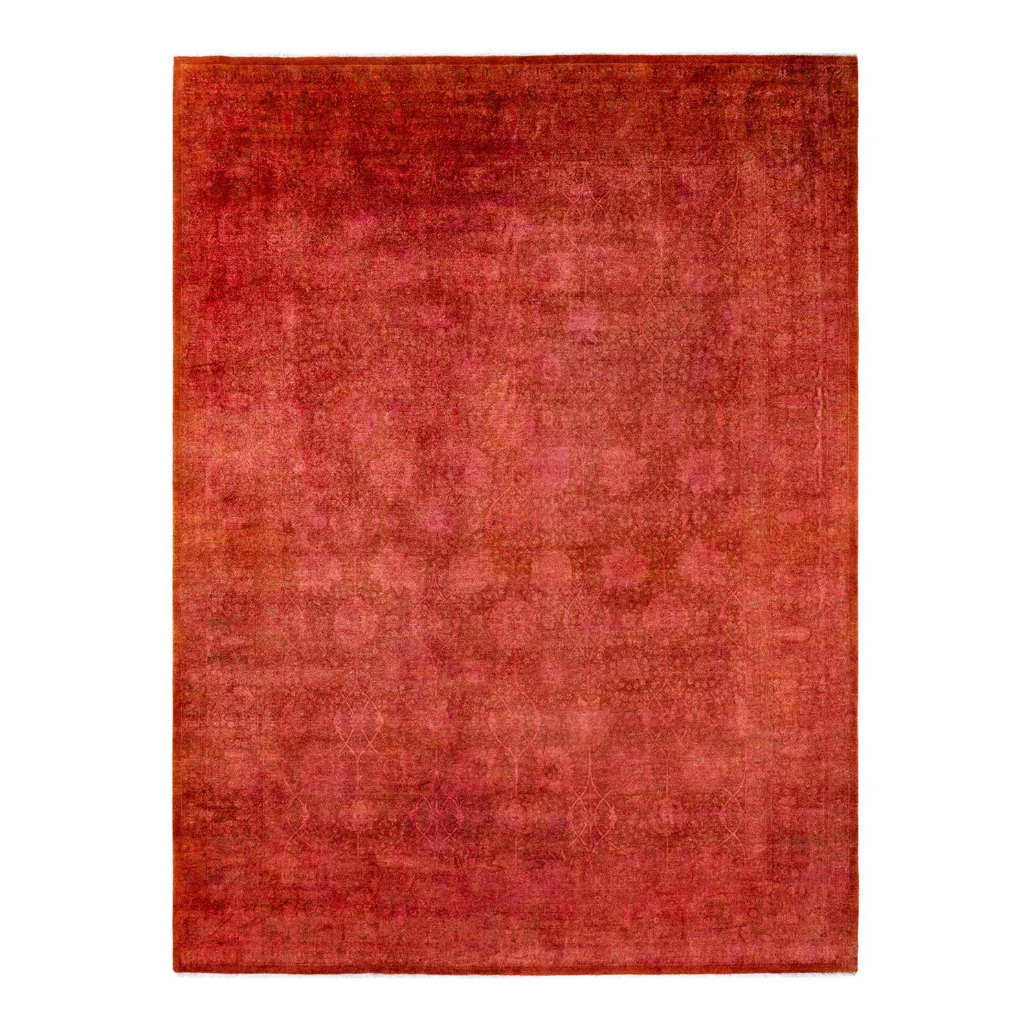 Orange Samsara Wool Rug - 9'1" x 12'1"