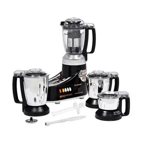 Panasonic MX-AC460 550 Juicer Mixer Grinder  (Black, 4 Jars)