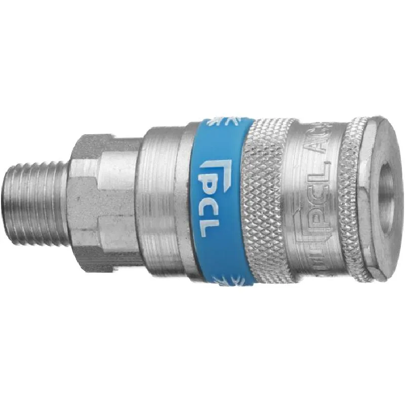 PCL 'Vertex' Couplings 1/4 BSP Male. Pack of 2